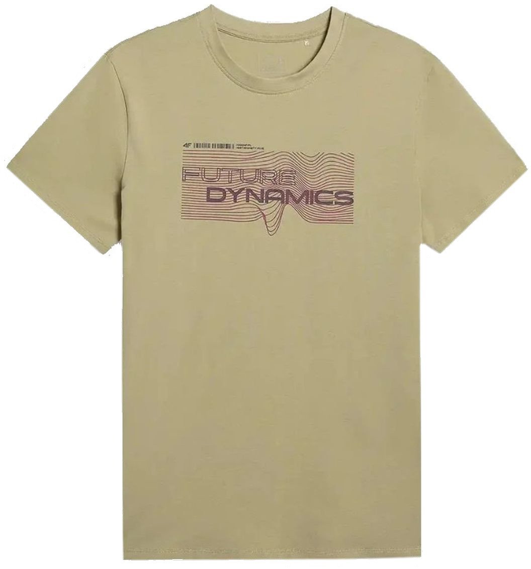 4f KOSZULKA MĘSKA BAWEŁNIANA SPORTOWA Z NADRUKIEM 4F M2963