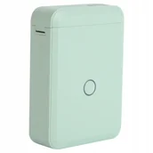 Etykiety do drukarek - .NIIMBOT D110 Drukarka Termiczna +1 Rolka Etykiety Naklejki EAN PL v.2 GREEN - miniaturka - grafika 1