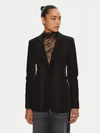 Marynarki i żakiety damskie - PINKO Marynarka Eracle 103032 A1MX Czarny Regular Fit - miniaturka - grafika 1
