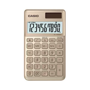 Kalkulator Casio SL 1000 SC GD Złota - Kalkulatory - miniaturka - grafika 1