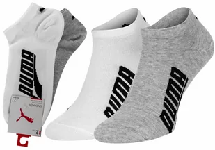 Puma Skarpetki Stopki 2 Pary White/Gray 907949 02 43-46 - Skarpetki damskie - miniaturka - grafika 1