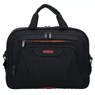 Walizki - American Tourister AT Work Torba podręczna do samolotu 41 cm przegroda na laptopa black/orange 88532-1070 - miniaturka - grafika 1