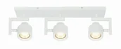 Lampy sufitowe - Alenis - listwa 3 płomienna biała 823313-01 - miniaturka - grafika 1