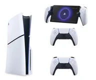 Konsole Playstation - Sony PlayStation 5 Slim + DualSense White + PlayStation Portal - miniaturka - grafika 1