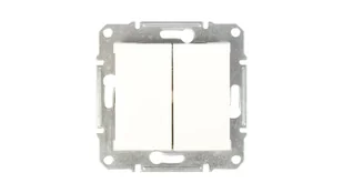LEDart wiecznikowy, Schneider Electric SEDNA SDN0300123, bez ramki, kolor kremowy - Wyłączniki światła i elektryczne - miniaturka - grafika 2
