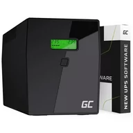 Zasilacze awaryjne UPS - UPS Green Cell Zasilacz awaryjny UPS Green Cell Microsine z wyświetlaczem LCD 2000VA UPS09 - miniaturka - grafika 1