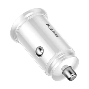 Baseus Baseus Circular inteligentna ładowarka samochodowa 2x USB QC3.0 Quick Charge 3.0 SCP AFC 30W biały (CCALL-YD02) hurtel-46979-0 - Ładowarki samochodowe - miniaturka - grafika 16