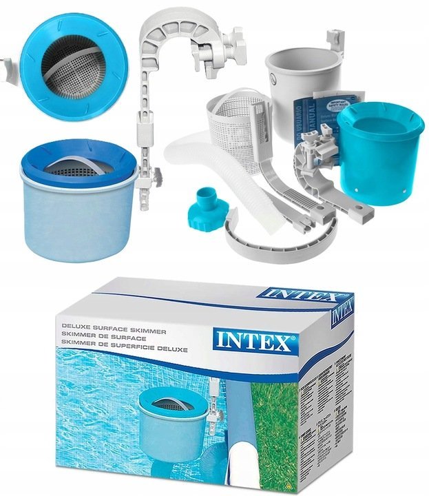 SKIMMER DO BASENU INTEX OCZYSZCZAJĄCY WODĘ BASENOWY POWIERZCHNIOWY SKIMER