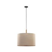 Lampy sufitowe - TK Lighting Lampa wisząca DEVA NATURE 6107 E27 styl skandynawski beżowy TK6107 - miniaturka - grafika 1