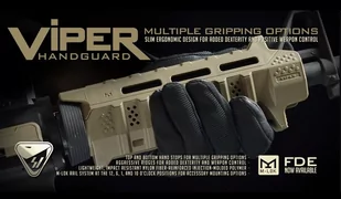 Strike Industries - Łoże Carbine Length Handguard - FDE - SI-STRIKE-HG-CFDE-BK - Osprzęt do wiatrówek - miniaturka - grafika 2