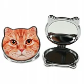 Lusterka do makijażu - Midex, Koty Lusterko Kosmetyczne Kieszonkowe Do Torebki, Różne Kolory - miniaturka - grafika 1