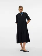 Sukienki - Vero Moda Sukienka "Easy" w kolorze czarnym - miniaturka - grafika 1