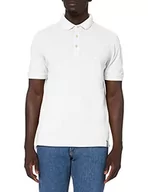 Koszulki męskie - Camel Active Męska Koszulka Polo 4094613P09 z Rękawami, Biały, S - miniaturka - grafika 1