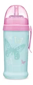 Bidony dla dzieci - Canpol Babies Babies Babies, Butterfly, Bidon niekapek, 350 ml, Turkusowy - miniaturka - grafika 1