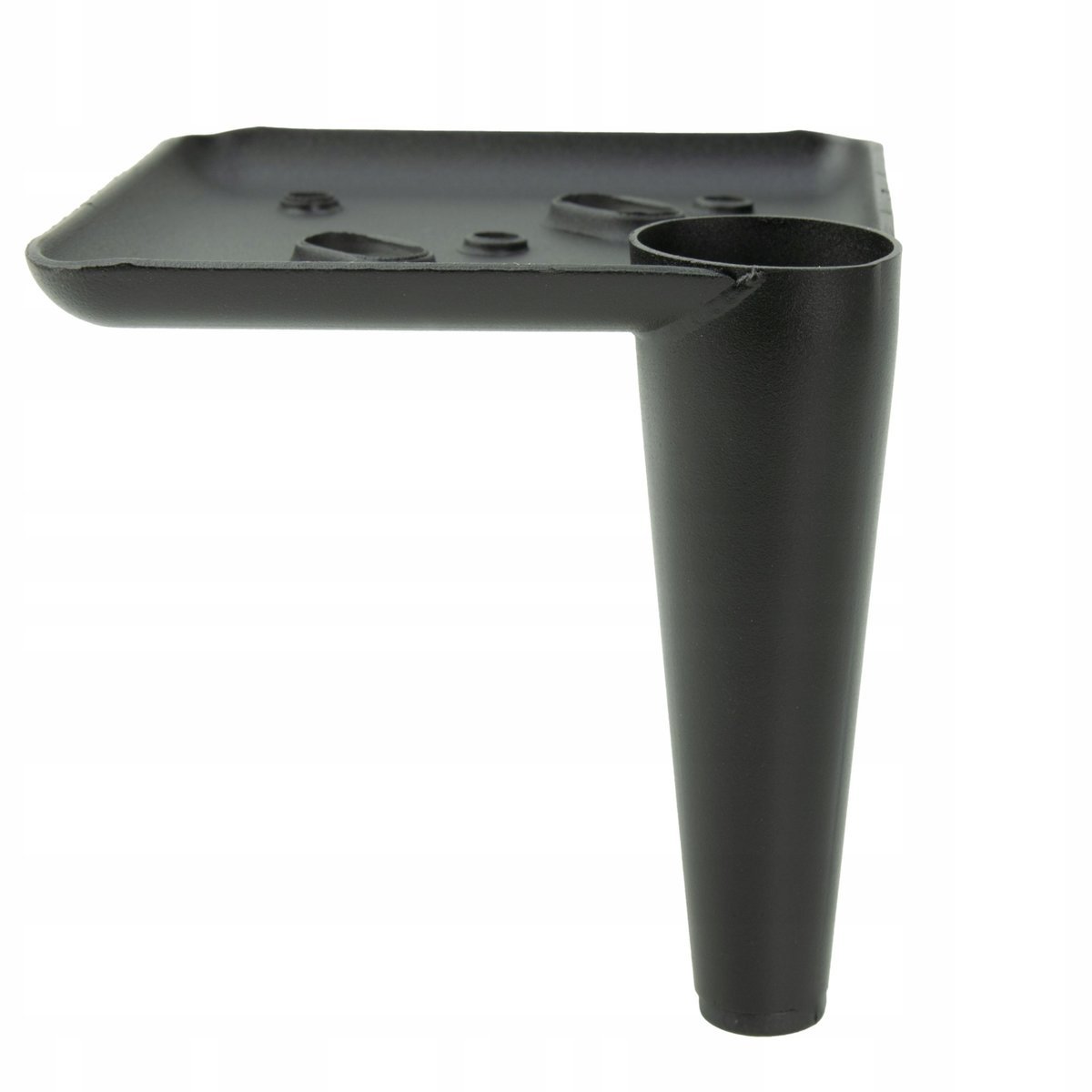 Noga meblowa Szpilka czarny mat wysokość 10 cm