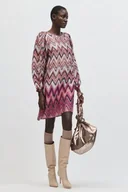 Sukienki - Luisa Cerano sukienka damska prosta kolorowa z nadrukiem - miniaturka - grafika 1