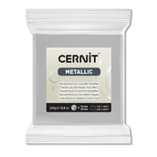 Masy plastyczne - Modelina Cernit Metaliczna Srebrna 250 g - miniaturka - grafika 1