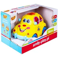 Zabawki interaktywne dla dzieci - Smily Play Play Zabawne auto z muzyką i światłem 450164 - miniaturka - grafika 1