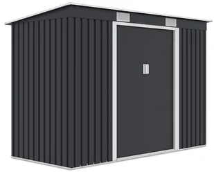 Szopa ogrodowa OREGON 261x121cm Cold Grey, metalowa, z przesuwanymi drzwiami, kompaktowy magazyn na sprzęt ogrodowy i narzędzia Hardmaister - Altany ogrodowe Szopa ogrodowa OREGON 261x121cm Cold Grey, metalowa, z przesuwanymi drzwiami, kompaktowy magazyn na sprzęt ogrodowy i narzędzia Hardmaister - Altany ogrodowe - miniaturka - grafika 1