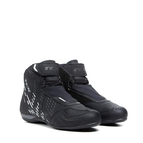 TCX Męskie buty motocyklowe R04d Wp, czarny biały, 36 EU