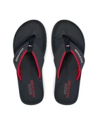 Klapki i japonki męskie - Tommy Hilfiger Japonki Padded Comfort Hilfiger B Sandal FM0FM05440 Granatowy - miniaturka - grafika 1