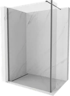 Ścianki i drzwi prysznicowe - Mexen Kioto ścianka prysznicowa Walk-in 90 x 30 cm, transparent, gun metal - 800-090-212-95-00-030 - miniaturka - grafika 1