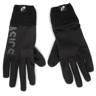 Rękawiczki sportowe damskie - Rękawiczki Męskie Asics Running Gloves 3013A033 Czarny - miniaturka - grafika 1