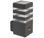 Lampy ogrodowe - Rabalux 77025- Kinkiet zewnętrzny z czujnikiem ANKARA 1xE27/12W/230V IP44 - miniaturka - grafika 1