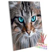 Malowanie po numerach - Zestaw Do Malowania Po Numerach, 40X50 Cm, Spójrz Mi W Oczy - miniaturka - grafika 1