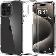 Etui i futerały do telefonów - Etui SPIGEN Ultra Hybrid do Apple iPhone 15 Pro Przezroczysty - miniaturka - grafika 1