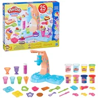 Masy plastyczne - Play-Doh Ciastolina Zestaw Lodziarnia + 8 tub F7378 - miniaturka - grafika 1