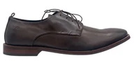 Półbuty męskie - Buty męskie eleganckie półbuty BASE LONDON WASHED BROWN Marley rozmiar 45 - miniaturka - grafika 1