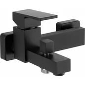 Baterie wannowe i prysznicowe - Deante Anemon Bis Nero bateria wannowo-prysznicowa ścienna czarna BBZN10M BBZ_N10M - miniaturka - grafika 1