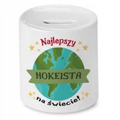 Skarbonki - Dla Hokeisty Skarbonka na Urodziny Prezent z Nadrukiem ze Zdjęciem + Opakowanie na prezent (wzór 01) - miniaturka - grafika 1