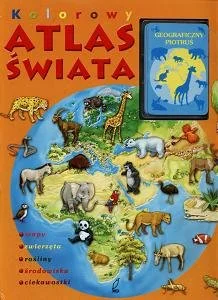 Kolorowy atlas świata dla dzieci z kartami - Książki edukacyjne - miniaturka - grafika 1