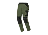 Odzież robocza - PARKSIDE PERFORMANCE® Spodnie robocze męskie wzmacniane na kolanach (Zielony/czarny, 56) - miniaturka - grafika 1
