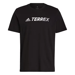 adidas Koszulka męska z logo Tx, czarny, M - Koszulki męskie - miniaturka - grafika 1
