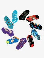 Skarpetki męskie - Zestaw 10 Par Skarpet Stopki Krótkie Męskie Niskie Skarpetki Kolrowe 41-46 - miniaturka - grafika 1