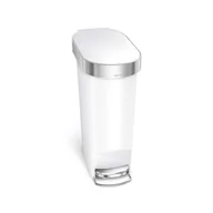 Kosze na śmieci - Simplehuman Kosze - Kosz na śmieci Slim 40 l, biały CW1392 - miniaturka - grafika 1