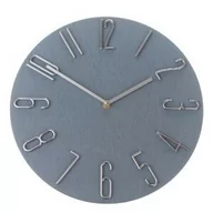 Zegary - Zegar ścienny Berry grey, śr. 30,5 cm, plastik - miniaturka - grafika 1