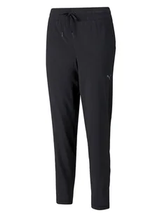 Puma Spodnie sportowe "Studio Tapered" w kolorze czarnym - Spodnie sportowe damskie - miniaturka - grafika 1
