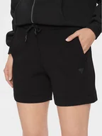 Spodenki damskie - Guess Szorty sportowe Elly V2YD10 K7UW2 Czarny Relaxed Fit - miniaturka - grafika 1