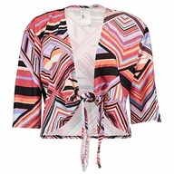 Koszulki i topy damskie - O'Neill O'Neill LW Festi Stripe Wrap Top Cover Up dla kobiet L biały/czerwony 0A8937 - miniaturka - grafika 1