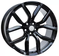 Felgi aluminiowe - 4 FELGI ALUMINIOWE 328 22 5x120 BL - czarne - miniaturka - grafika 1