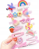 Ozdoby do włosów - edibazzar, Zestaw dziecięcych wsuwek spinek do włosów, 14 szt. - miniaturka - grafika 1