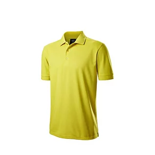 Koszulki męskie - Wilson Wilson Staff męska koszulka golfowa WILSON STAFF AUTHENTIC POLO, poliester żółty XL WGA700737XL - grafika 1