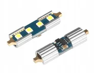 Żarówki samochodowe - Żarówka POLSHINE Festoon 36mm 12/24V SMD LED nonpolar CANBUS biała, 2 szt. - miniaturka - grafika 1