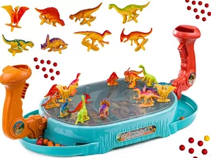 GRA zręcznościowa DINO BITWA gra planszowa dla dzieci Walki dinozaurów gry - Gry planszowe GRA zręcznościowa DINO BITWA gra planszowa dla dzieci Walki dinozaurów gry - Gry planszowe - miniaturka - grafika 1
