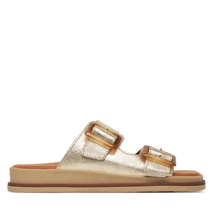 Klapki Tamaris 1-27207-42 Złoty - Klapki i japonki damskie - miniaturka - grafika 1