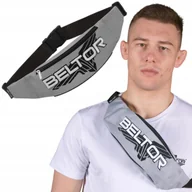Nerki - Beltor Sportowa Saszetka Biodrowa Nerka Saszeta Razor Grey Szara - miniaturka - grafika 1